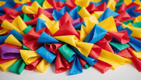Papier de soie coloré : l'élément clé de votre carnaval !