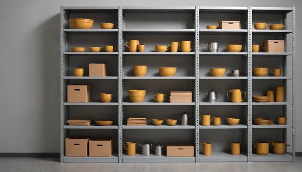 Rayonnage mi-lourd d'occasion : économisez tout en stockant